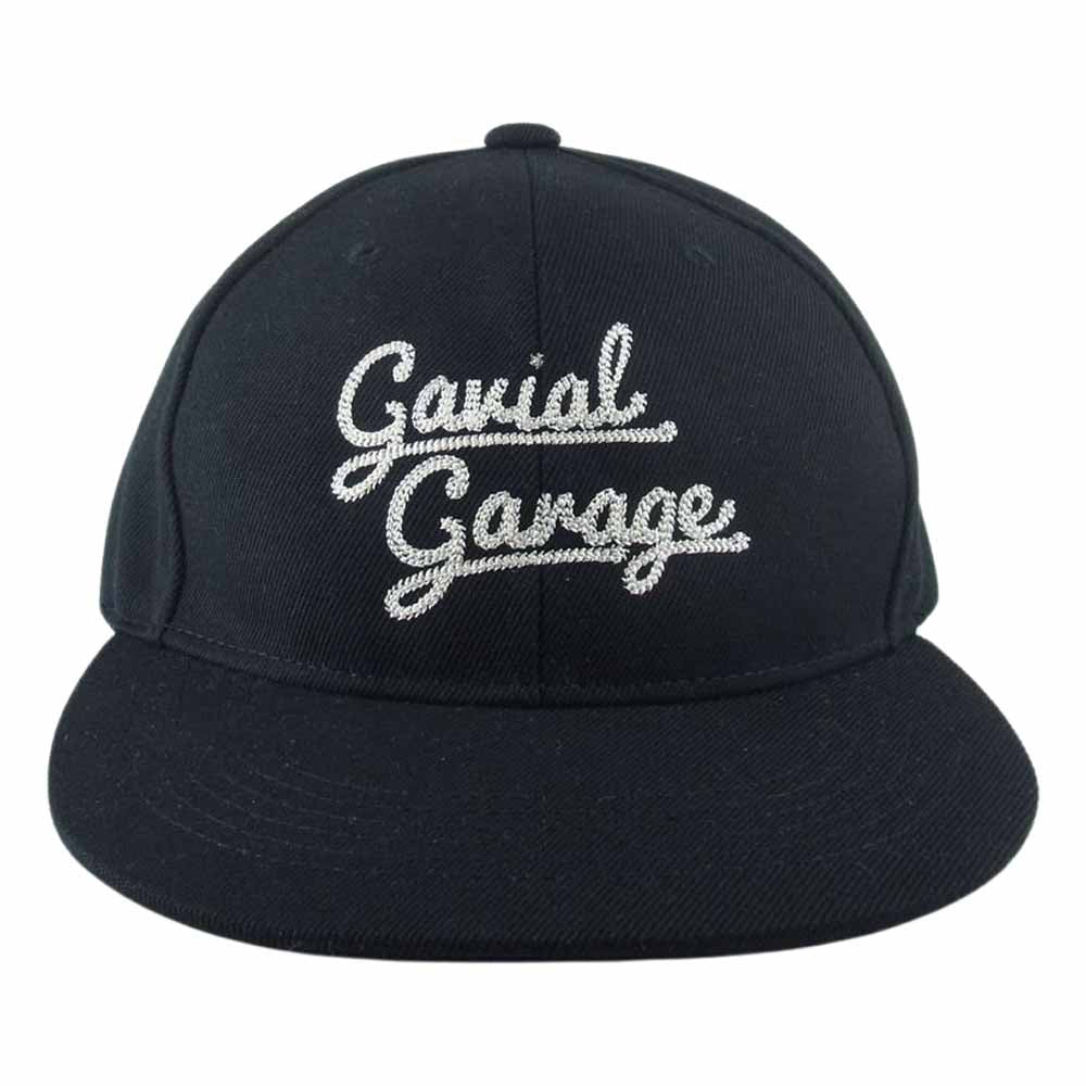 GAVIAL ガヴィル GAVIAL GARAGE 刺繍 キャップ ブラック系【中古】