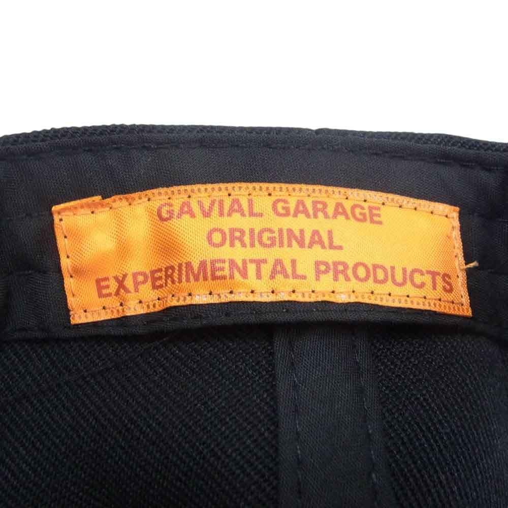 GAVIAL ガヴィル GAVIAL GARAGE 刺繍 キャップ ブラック系【中古】