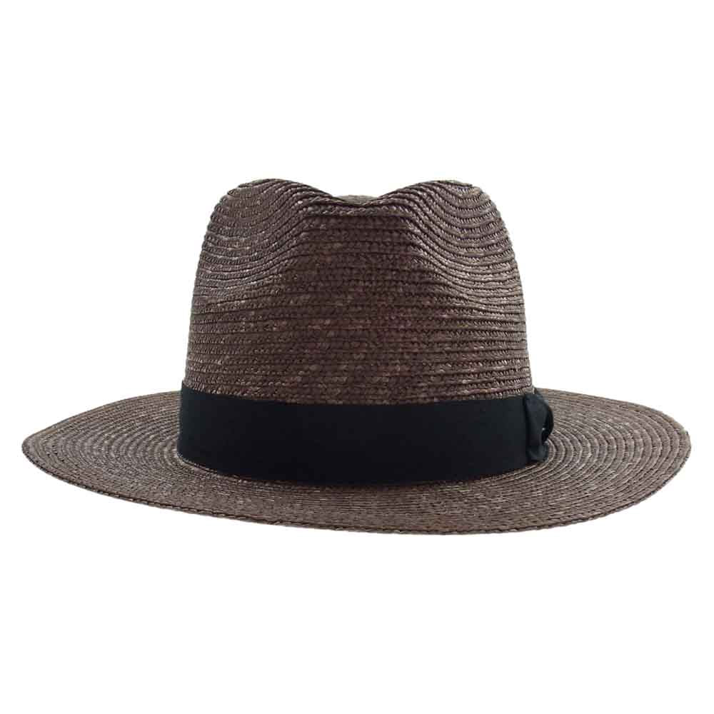 RUDE GALLERY ルードギャラリー THE HAT BWOY CLUB 田中帽子店 中折れ ラフィア 麦わら ハット 帽子 ブラウン系 3【中古】