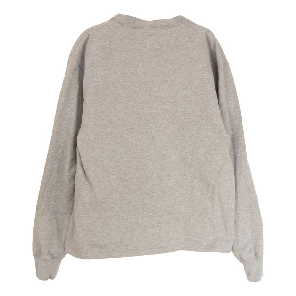 THE FLAT HEAD ザフラットヘッド GLORY PARK グローリーパーク レタード スウェット カーディガン グレー系 40【中古】