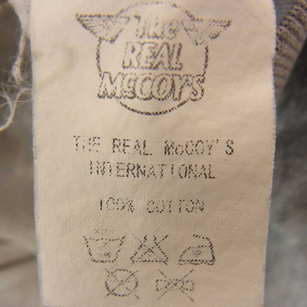 The REAL McCOY'S ザリアルマッコイズ JOE McCOY ジョーマッコイ BALL PARK ボールパーク ジップアップ パーカー グレー系 L【中古】