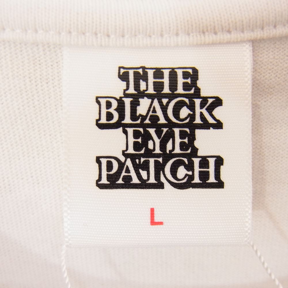 ブラックアイパッチ 22SS BEPSS22TE20 Spendin' Night Tee プリント 半袖 Tシャツ ホワイト系 L【新古品】【未使用】【中古】