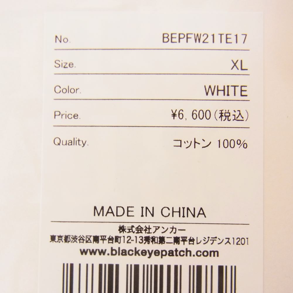 WY ✗ BEP PRIORITY LABEL TEE WHITE