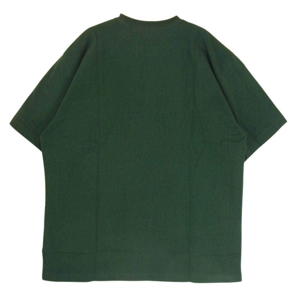 ブラックアイパッチ ロゴ 半袖 Tシャツ グリーン グリーン系 XL【極上美品】【中古】