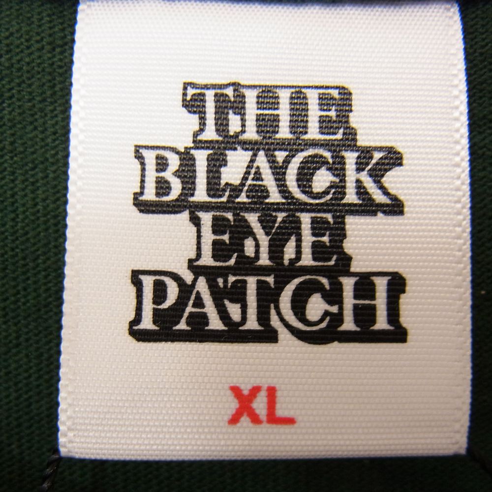 ブラックアイパッチ ロゴ 半袖 Tシャツ グリーン グリーン系 XL【極上美品】【中古】
