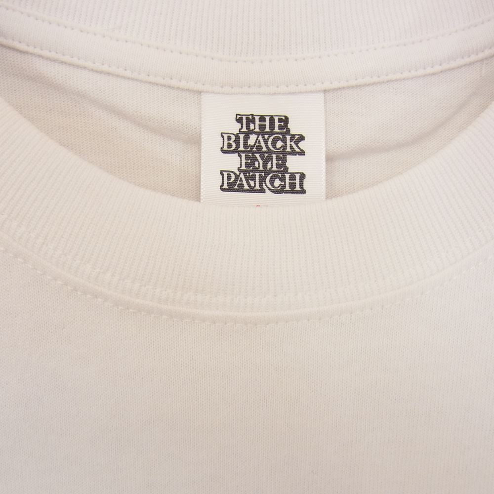 ブラックアイパッチ 22SS BEPSS22TE06 ALL CITY BLACKLETTER L/S TEE プリント 長袖 Tシャツ ホワイト系 M【新古品】【未使用】【中古】
