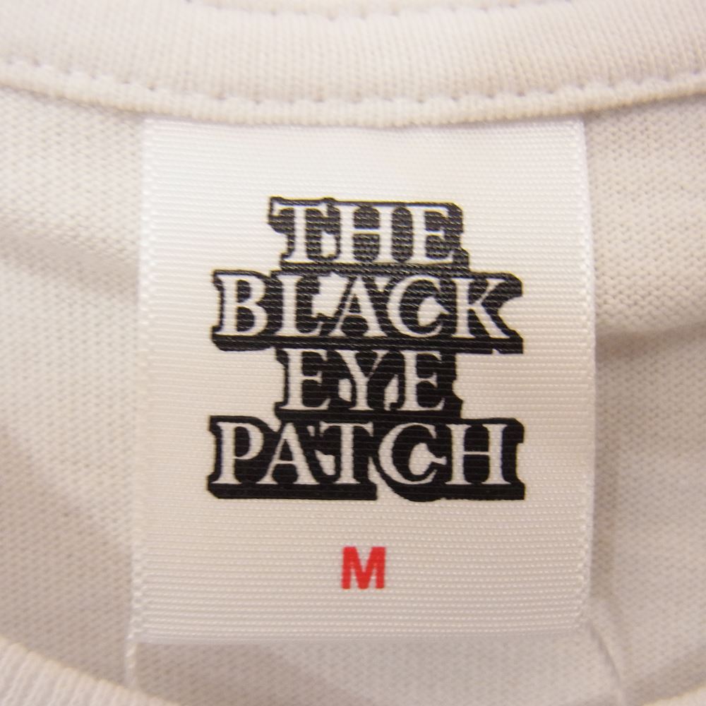 ブラックアイパッチ 22SS BEPSS22TE06 ALL CITY BLACKLETTER L/S TEE プリント 長袖 Tシャツ ホワイト系 M【新古品】【未使用】【中古】