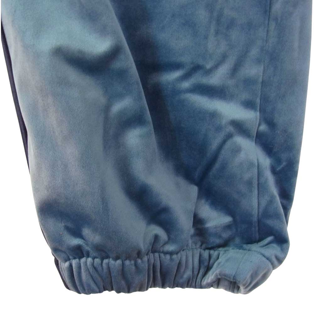 ブラックアイパッチ 22SS BEPSS22PA03 B EMBLEM VELOUR PANTS エンブレム ベロア パンツ ネイビー系 L【新古品】【未使用】【中古】