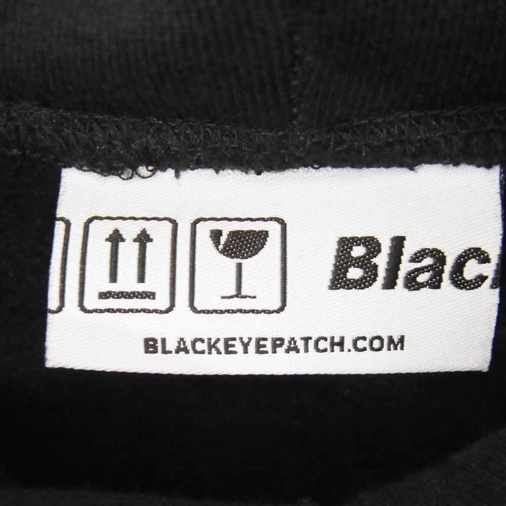 ブラックアイパッチ 21AW BEPFW21TP31 NEUVA FLAVA HOODIE プリント フーディー プルオーバ― パーカー ブラック系 L【新古品】【未使用】【中古】
