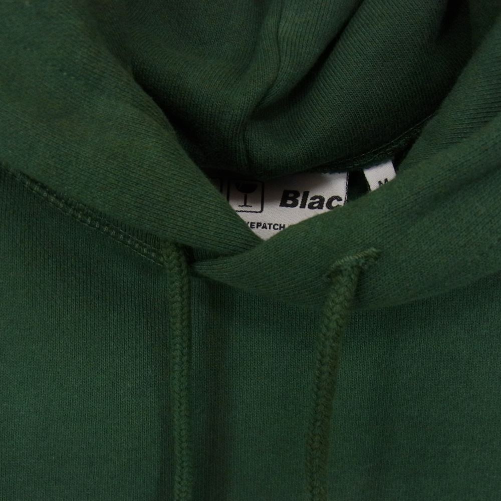 ブラックアイパッチ 21AW BEPFW21TP27 OG LABEL HOODIE レーベル ロゴ フーディー プルオーバ― パーカー グリーン系 M【新古品】【未使用】【中古】