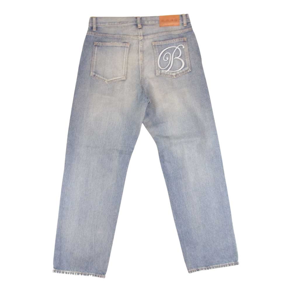 ブラックアイパッチ 21AW BEPFW21PA08 Emblem Baggy Jeans エンブレム バギー ジーンズ デニム パンツ インディゴブルー系 32【新古品】【未使用】【中古】