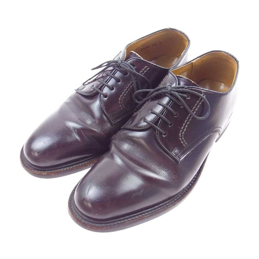 REGAL リーガル 2504 プレーントゥ ビジネスシューズ ダークブラウン系 ブラック系 25EE【中古】