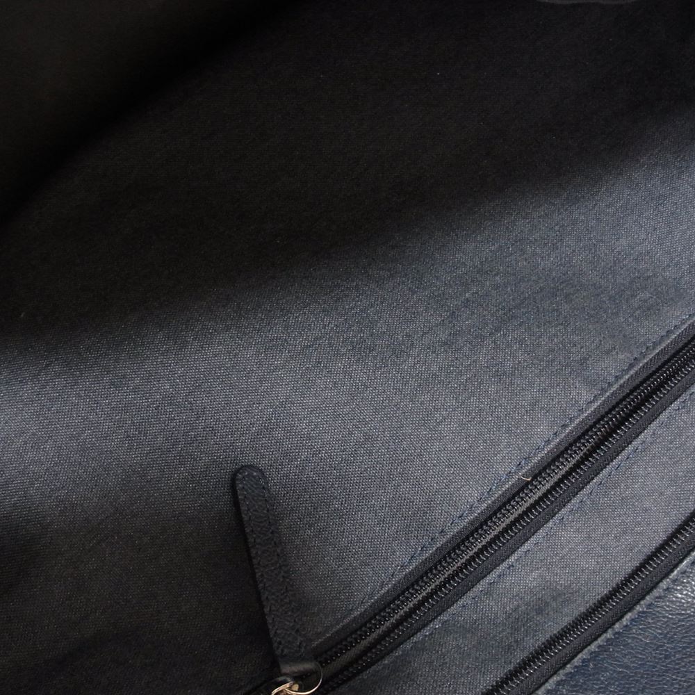 PORTER ポーター 吉田カバン LINK TOTE BAG リンク 牛ステア コンビネーション鞣し レザー トートバッグ ネイビー系【中古】