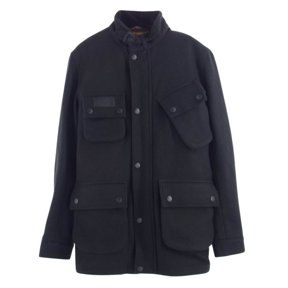 Barbour バブアー 1302239 MWO0165GY71 BEAMS ビームス別注 MELTON INTERNATIONAL SL 着脱可能ライナー付き ウールメルトン インターナショナル ジャケット チャコール系 40【中古】