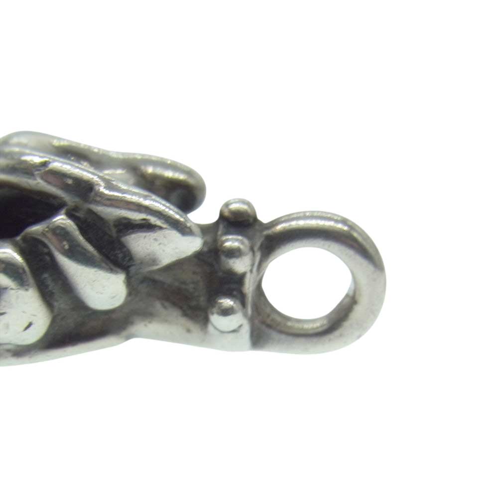 TRAVIS WALKER トラヴィスワーカー GARGOYLE PENDANT WITH DOUBLE CROSS RING ガーゴイル ダブルクロスリング ペンダントトップ シルバー系【中古】