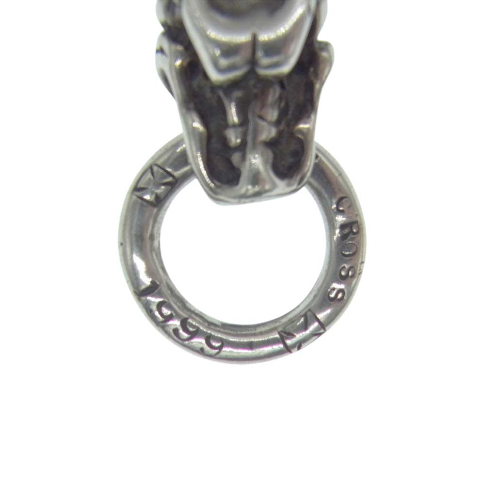 TRAVIS WALKER トラヴィスワーカー GARGOYLE PENDANT WITH DOUBLE CROSS RING ガーゴイル ダブルクロスリング ペンダントトップ シルバー系【中古】