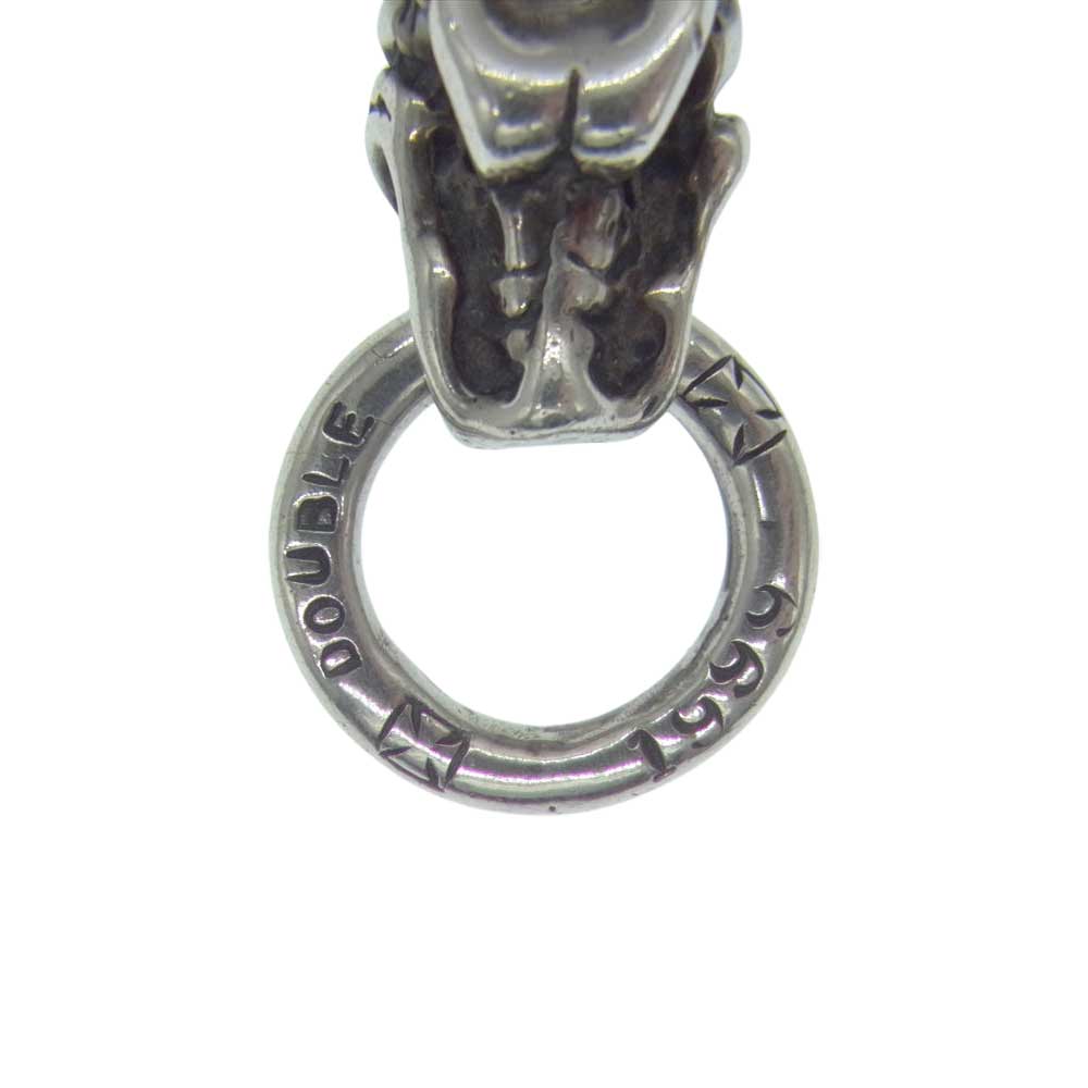 TRAVIS WALKER トラヴィスワーカー GARGOYLE PENDANT WITH DOUBLE CROSS RING ガーゴイル ダブルクロスリング ペンダントトップ シルバー系【中古】