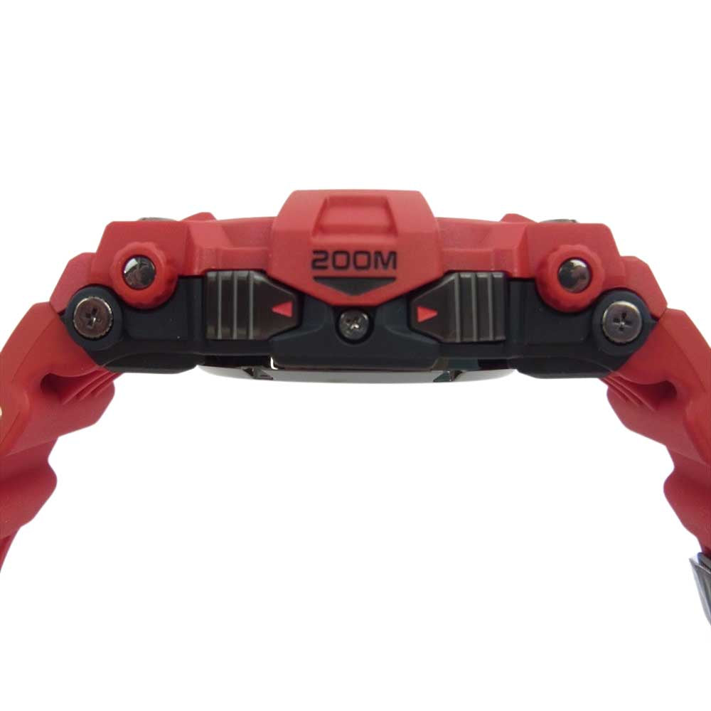 CASIO G-SHOCK カシオ ジーショック GWF-1000RD-4JF Master of G マスターオブジー FROGMAN フロッグマン ソーラー電波 腕時計 ウォッチ メンインバーニング レッド レッド系【新古品】【未使用】【中古】