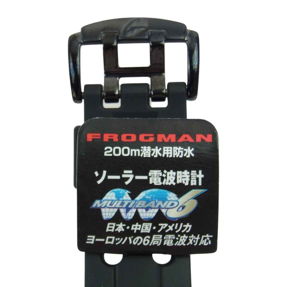 CASIO G-SHOCK カシオ ジーショック GWF-1000BP-1JF Master of G マスターオブジー FROGMAN フロッグマン ソーラー電波 腕時計 ウォッチ メンインバーニングパープル ブラック系 パープル系【新古品】【未使用】【中古】