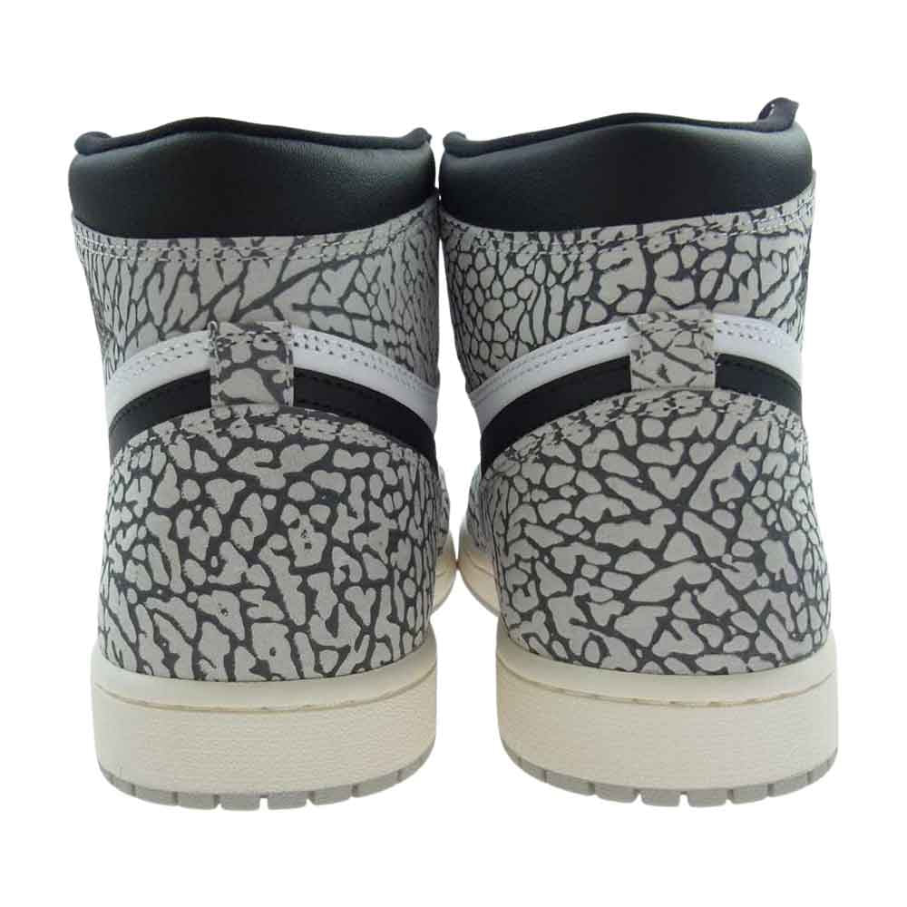 NIKE ナイキ DZ5485-052 Air Jordan 1 High OG White Cement エアジョーダン1 ハイ OG ホワイト セメント グレー系 マルチカラー系 29cm【新古品】【未使用】【中古】