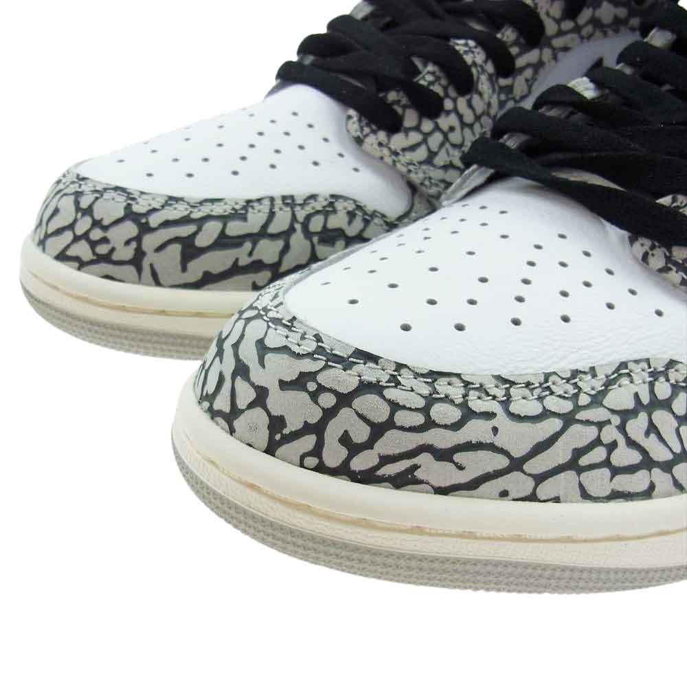 NIKE ナイキ DZ5485-052 Air Jordan 1 High OG White Cement エアジョーダン1 ハイ OG ホワイト セメント グレー系 マルチカラー系 29cm【新古品】【未使用】【中古】