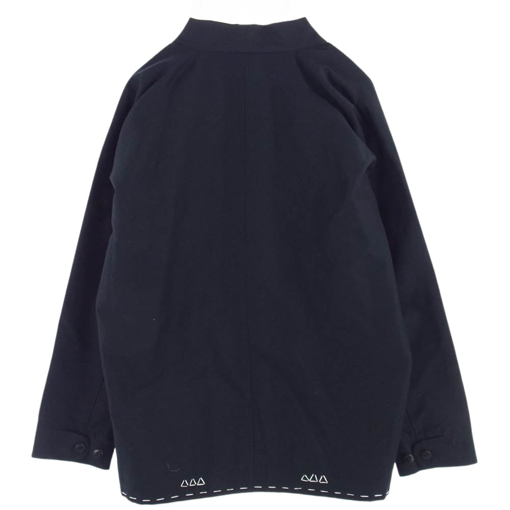 VISVIM ビズビム 16AW 0116205013026 SANJURO JKT (WOOL/LINEN/MOHAIR) サンジュウロウ 羽織 ジャケット ダークネイビー系 4【美品】【中古】