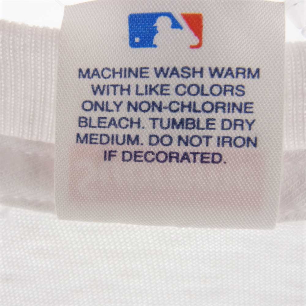 Supreme シュプリーム New York Yankees Box Logo Tee ニューヨークヤンキース ボックスロゴ プリント 半袖 Tシャツ ホワイト ホワイト系 L【美品】【中古】