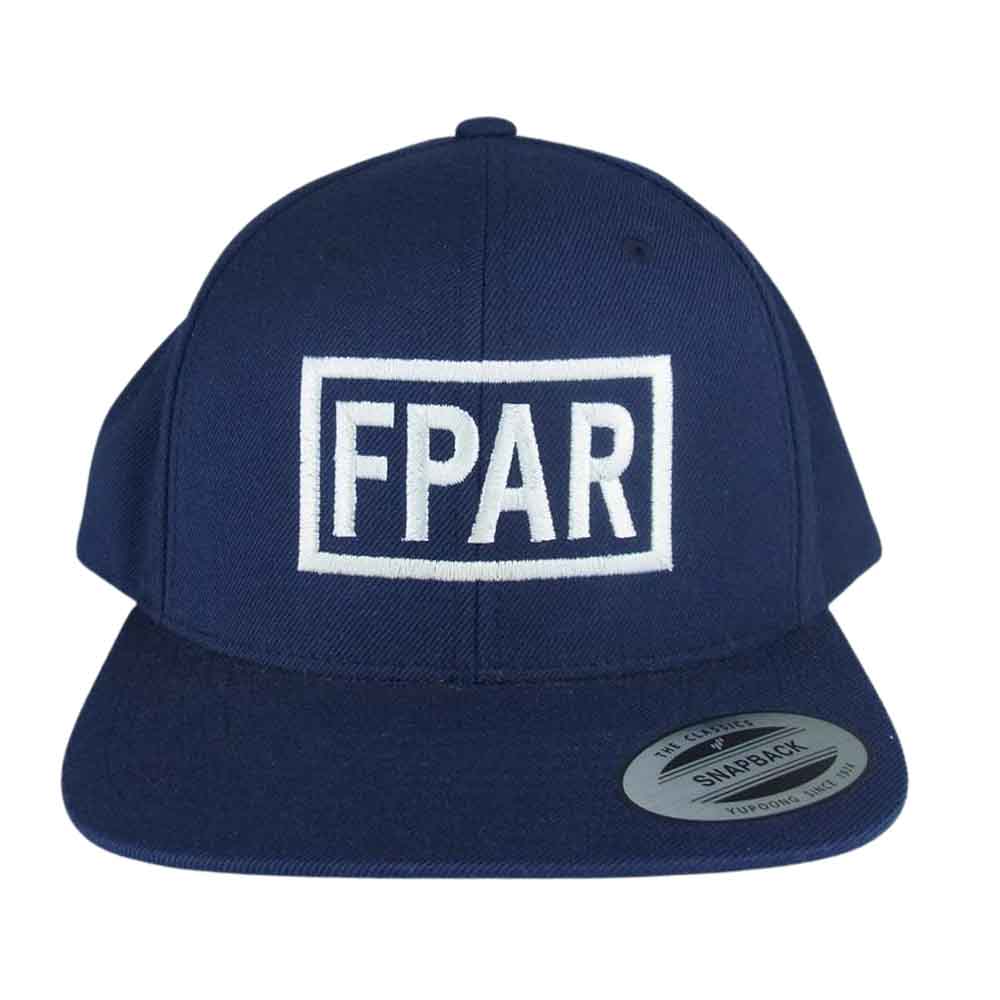 フォーティーパーセントアゲインストライツ ボックスロゴ キャップ ネイビー系【中古】