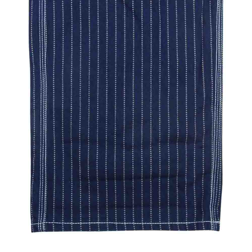 ワイズアーク ウォバッシュ ストライプ パンツ インディゴブルー系 M【中古】