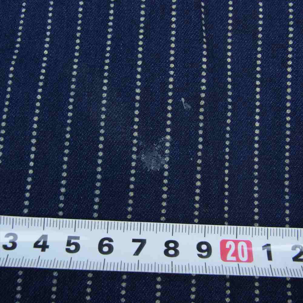 ワイズアーク ウォバッシュ ストライプ パンツ インディゴブルー系 M【中古】