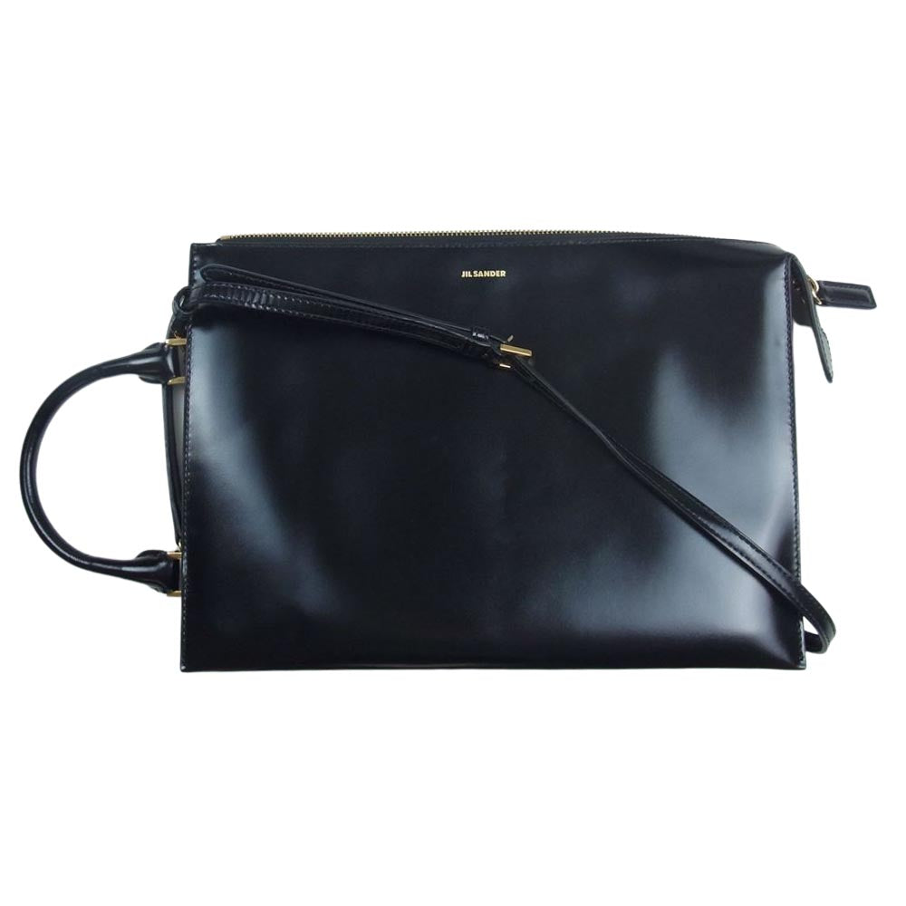 JIL SANDER ジルサンダー JSPS851200 WSB00080N 001 Tootie トゥーティー 2way ショルダー ハンドバッグ  ブラック系【中古】