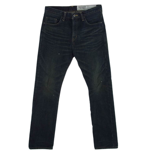 NEIGHBORHOOD ネイバーフッド 151DCNH-PTM14 WASHED . DP MID / 14OZ-PT ダメージ 加工 デニム パンツ  インディゴブルー系 M【中古】