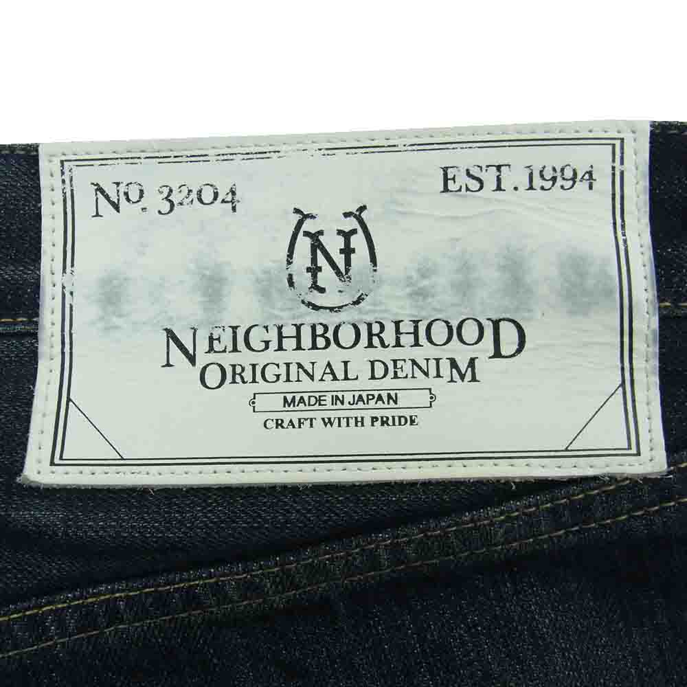 NEIGHBORHOOD ネイバーフッド 151DCNH-PTM14 WASHED . DP MID / 14OZ-PT ダメージ 加工 デニム パンツ  インディゴブルー系 M【中古】