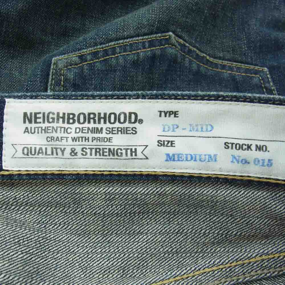 NEIGHBORHOOD ネイバーフッド 151DCNH-PTM14 WASHED . DP MID / 14OZ-PT ダメージ 加工 デニム パンツ  インディゴブルー系 M【中古】