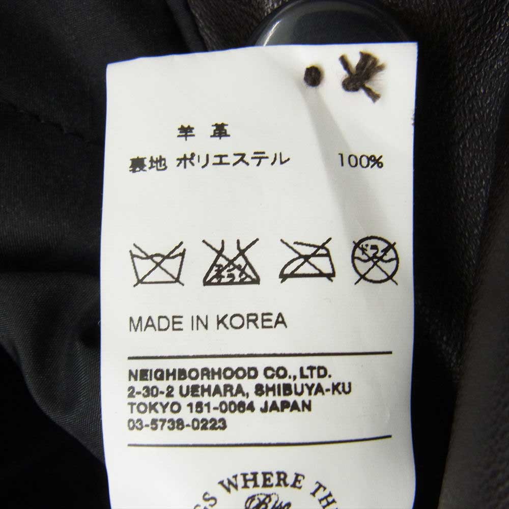 WTAPS ダブルタップス 10AW 102NWDT-JKM02 DAS BOOT ラム レザー ジャケット ブルゾン 羊革 ブラウン系【中古】