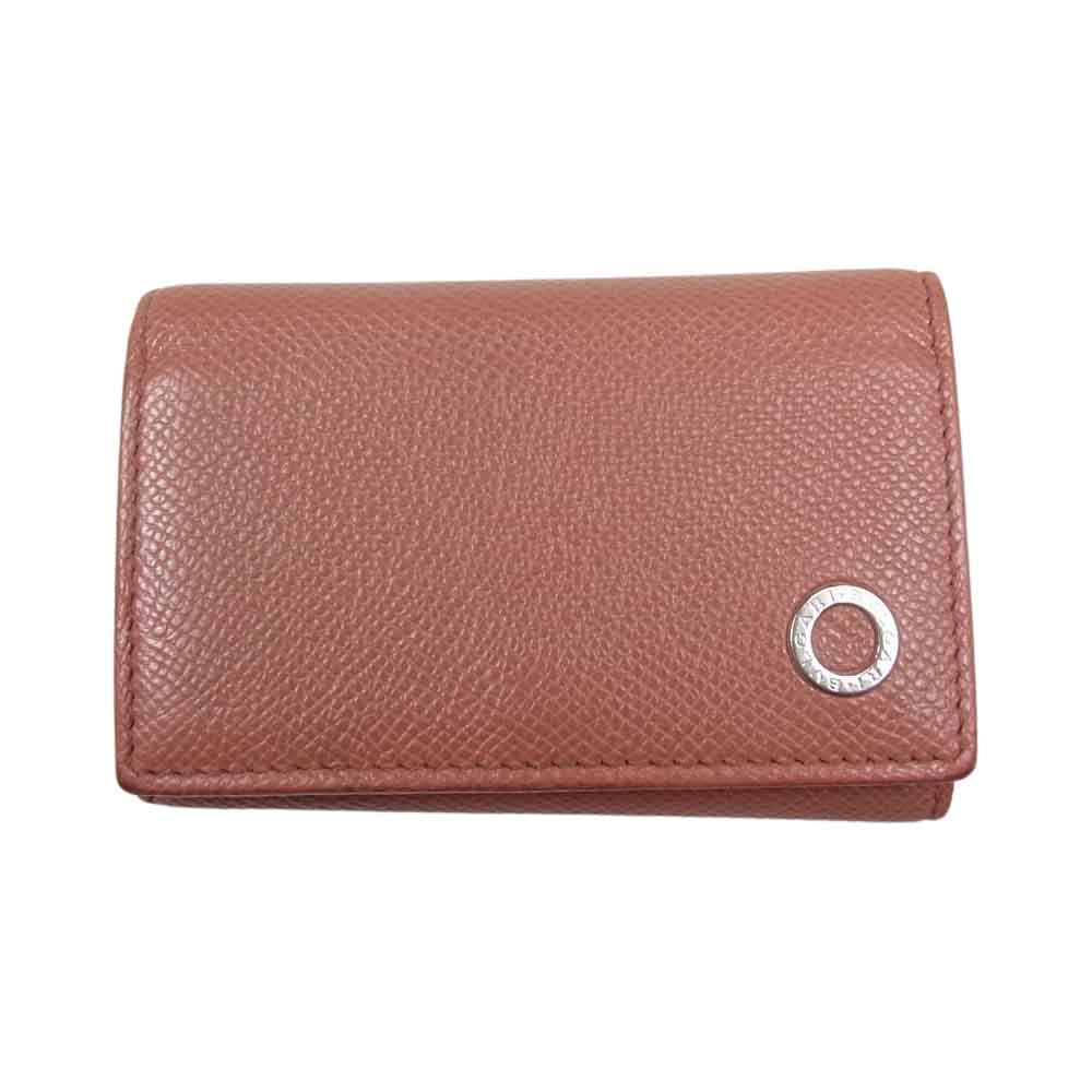 BVLGARI ブルガリ ブルガリブルガリ イタリア製 レザー キーケース ブラウン系【中古】