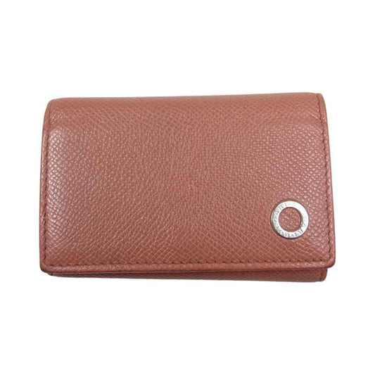 BVLGARI ブルガリ ブルガリブルガリ イタリア製 レザー キーケース ブラウン系【中古】