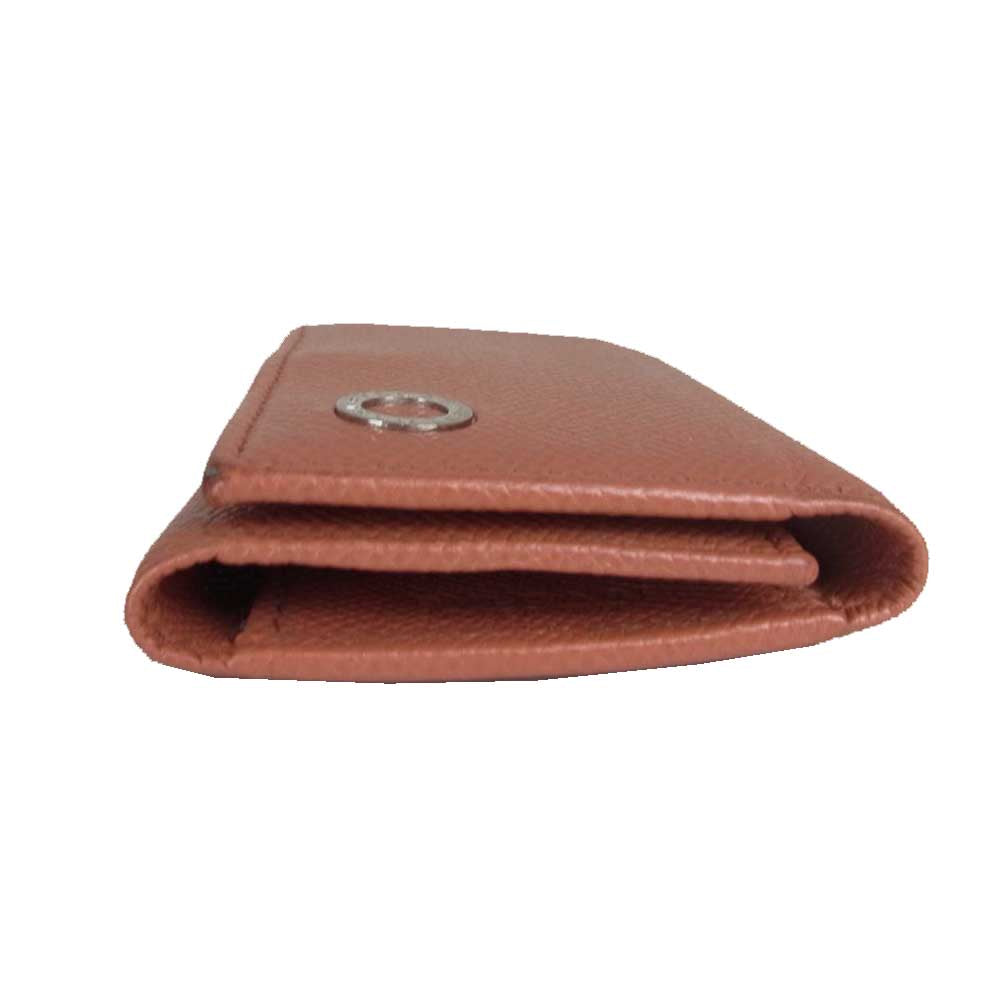 BVLGARI ブルガリ ブルガリブルガリ イタリア製 レザー キーケース ブラウン系【中古】