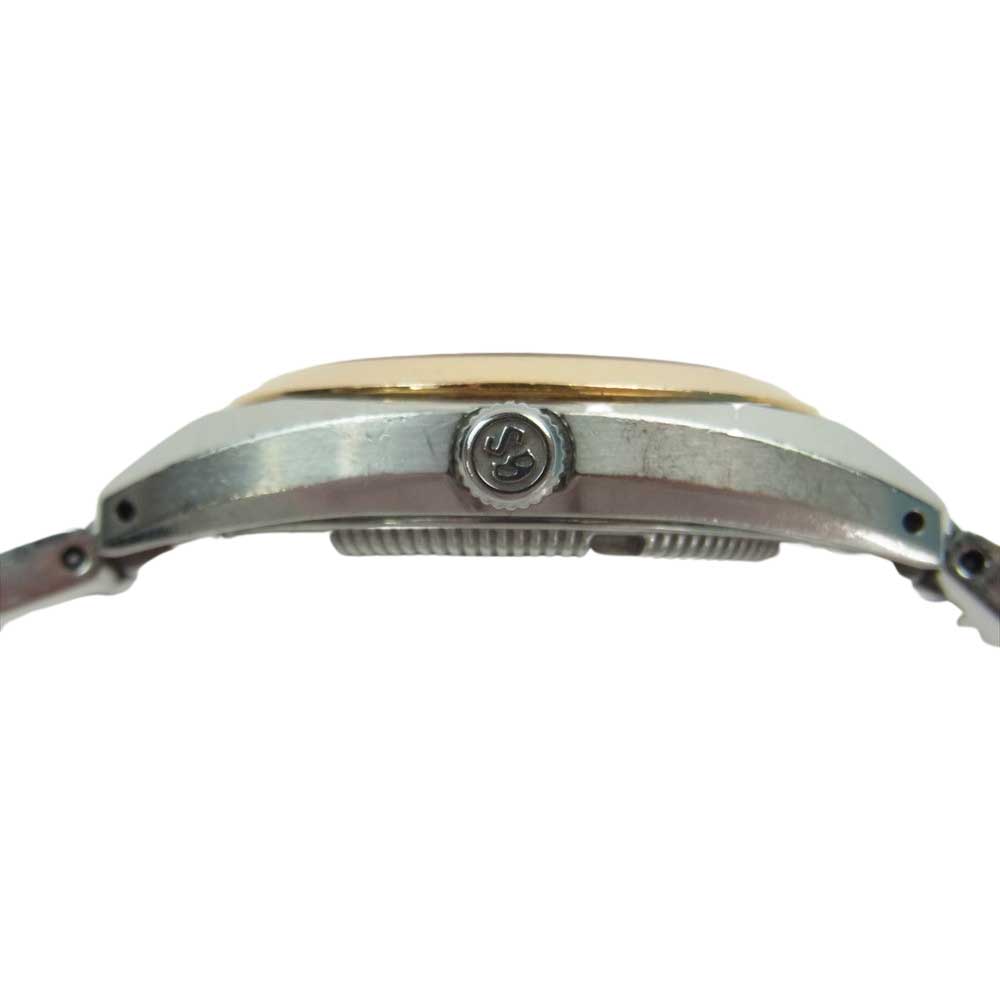 GRAND SEIKO グランドセイコー STGF086 SS×K18PGベゼル ダイヤ 22PD シェル文字場 クオーツ ウォッチ 腕時計 シルバー系【中古】