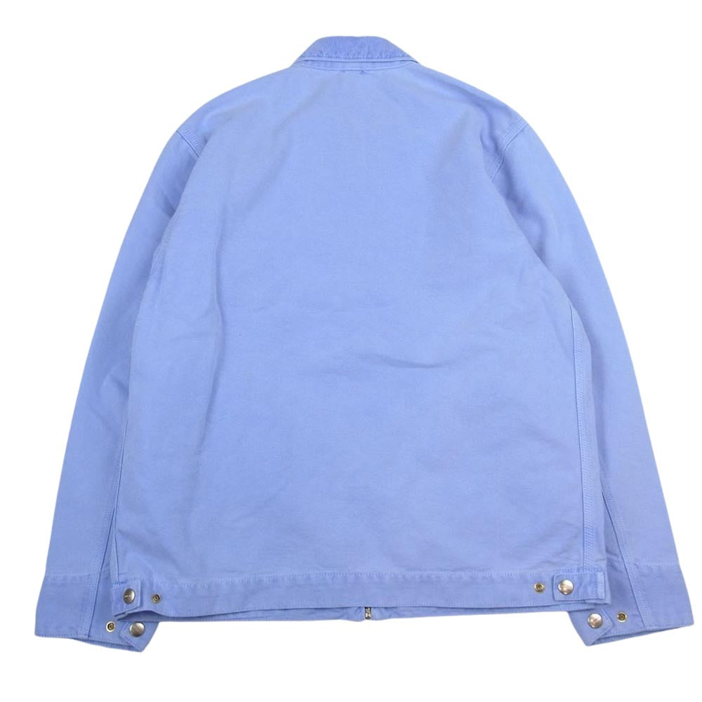 カーハート デトロイト ダック地 ワーク ジャケット  ブルー系 L【中古】