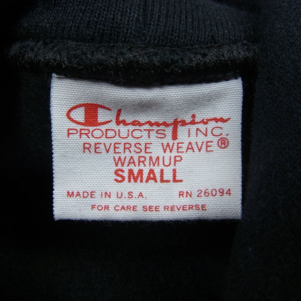 Champion チャンピオン Reverse Weave リバースウィーブ 赤単タグ 復刻 スウェット パーカー ブラック系 S【中古】