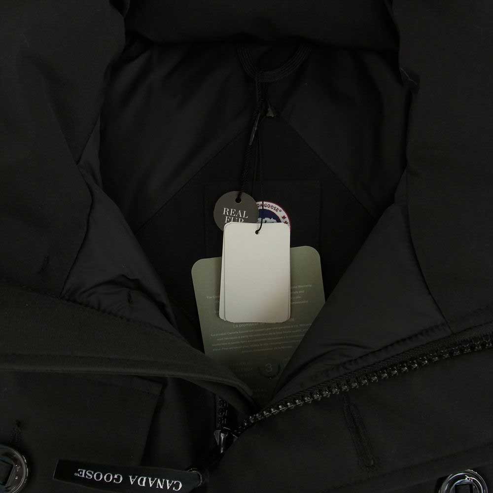 CANADA GOOSE カナダグース 2301JM 国内正規品 ジャパンタグ Russell Parka ラッセル パーカー ブラック系 M【新古品】【未使用】【中古】