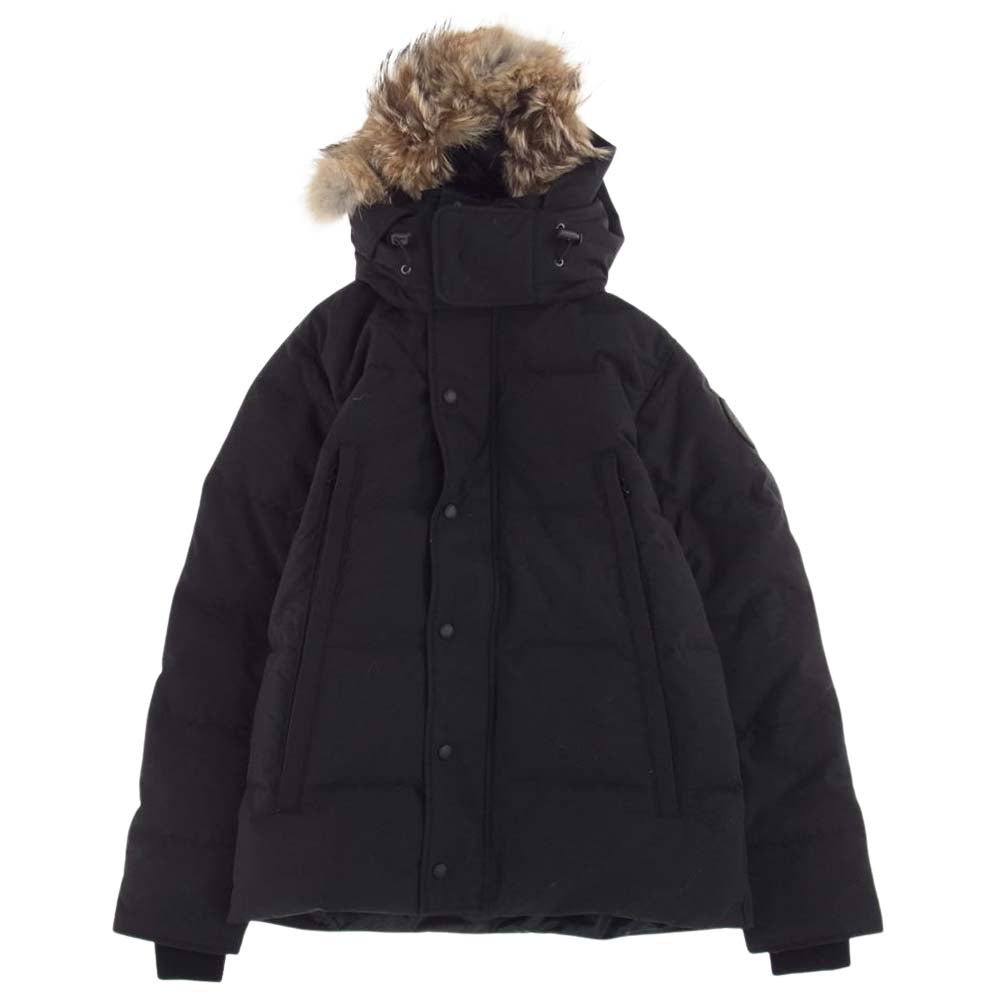 CANADA GOOSE カナダグース 3808MB 国内正規品 ジャパンタグ BLACK LABEL ブラックレーベル WYNDHAM PARKA ウィンダムパーカ ブラック系 180/92y【新古品】【未使用】【中古】