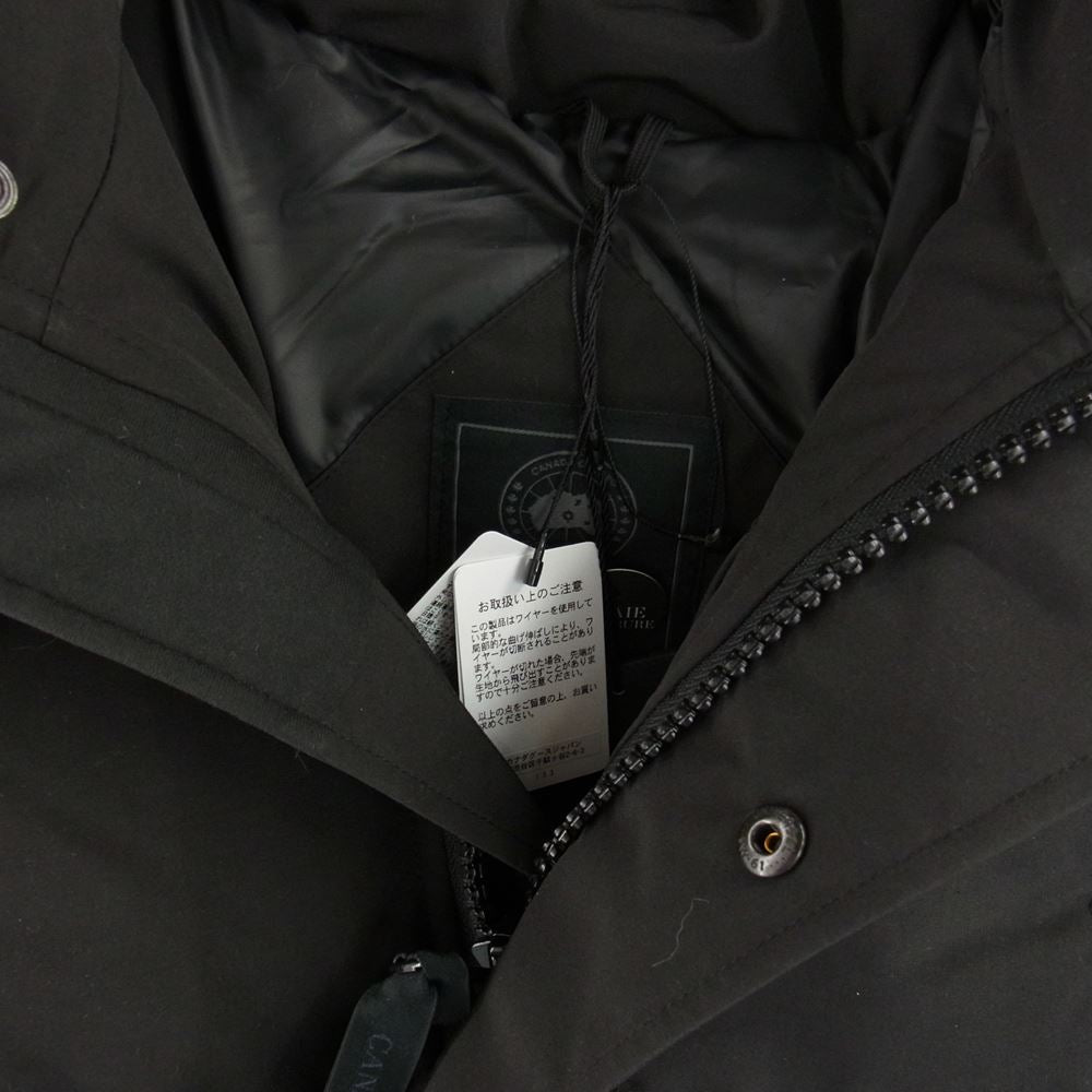 CANADA GOOSE カナダグース 3808MB 国内正規品 ジャパンタグ BLACK LABEL ブラックレーベル WYNDHAM PARKA ウィンダムパーカ ブラック系 180/92y【新古品】【未使用】【中古】