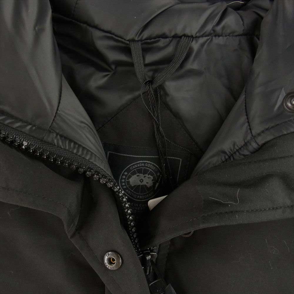 CANADA GOOSE カナダグース 3802LB 国内正規品 ジャパンタグ SHELBURNE PARKA BLACK LABEL シェルバーン パーカー ブラックレーベル ダウン ジャケット ブラック系 S【新古品】【未使用】【中古】