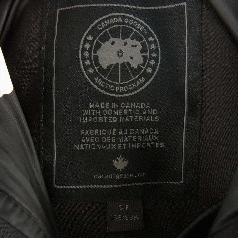 CANADA GOOSE カナダグース 3802LB 国内正規品 ジャパンタグ SHELBURNE PARKA BLACK LABEL シェルバーン パーカー ブラックレーベル ダウン ジャケット ブラック系 S【新古品】【未使用】【中古】