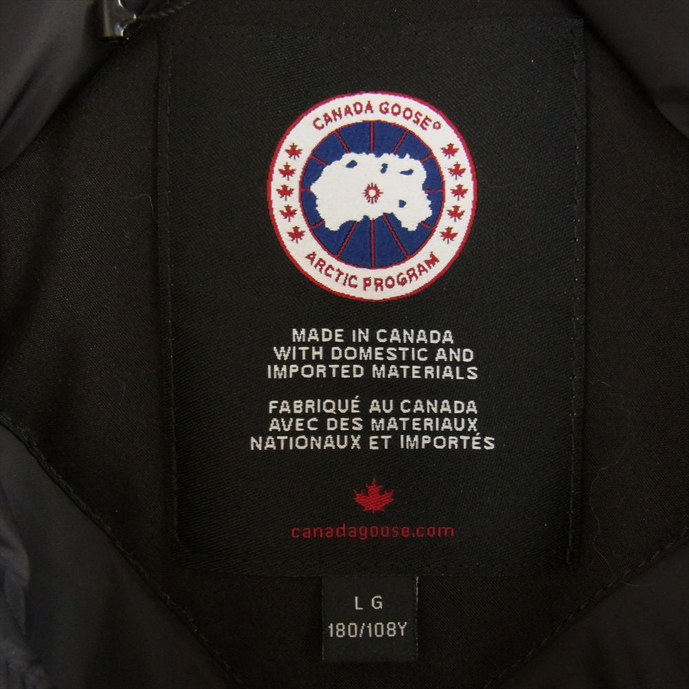 CANADA GOOSE カナダグース 3438JM 国内正規品 ジャパンタグ JASPER PARKA ジャスパー ダウン ジャケット Lサイズ ブラック系 L【新古品】【未使用】【中古】