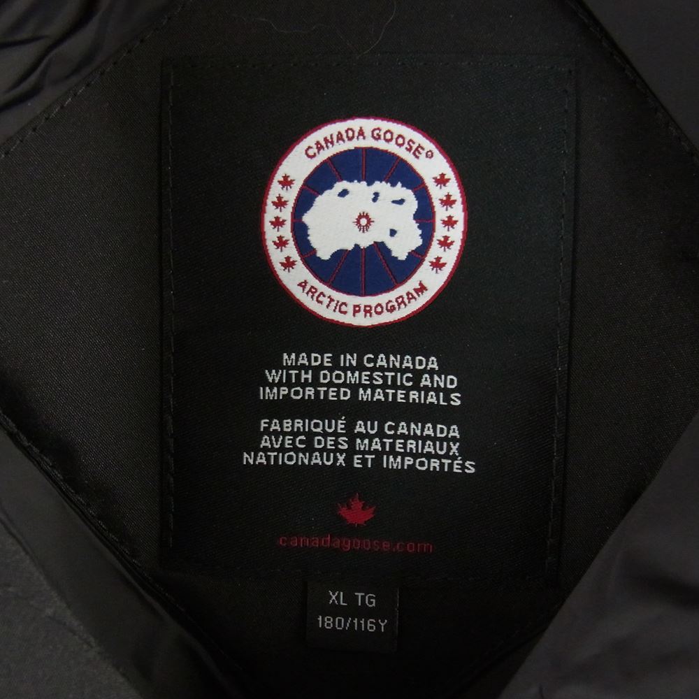 CANADA GOOSE カナダグース 3438JM 国内正規品 ジャパンタグ JASPER PARKA ジャスパー ダウン ジャケット XLサイズ ブラック系 XL【新古品】【未使用】【中古】