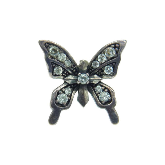 Justin Davis ジャスティンデイビス SEJ495 2 CLR ギャランティ付属 MONARCH バタフライ 蝶 ピアス シルバー系【中古】