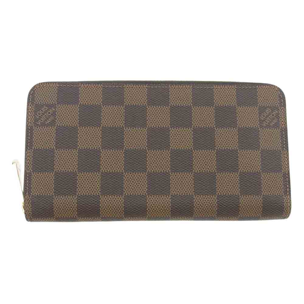 LOUIS VUITTON ルイ・ヴィトン N61207 ダミエ ジッピーウォレット ヴェルティカル ラウンドジップ ウォレット 長財布 ブラウン系【中古】